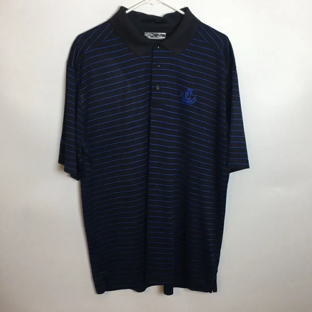Callaway Canasawacta Country Club Golf Polo Performance short sleeve Shirt Sz XL
